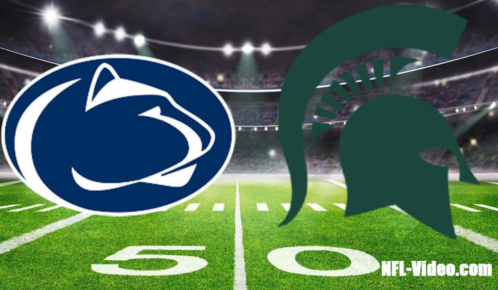 Penn State vs Michigan State Football Week 13 2023 Full Game Replay NCAA College Football