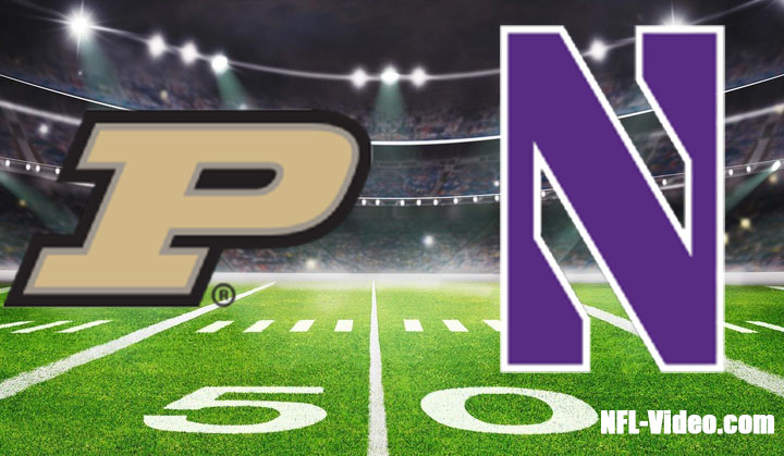 Purdue vs Northwestern Football Week 12 2023 Full Game Replay NCAA College Football