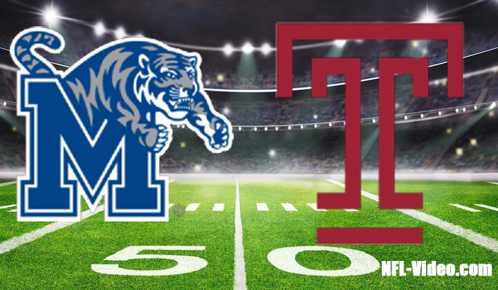 Memphis vs Temple Football Week 13 2023 Full Game Replay NCAA College Football