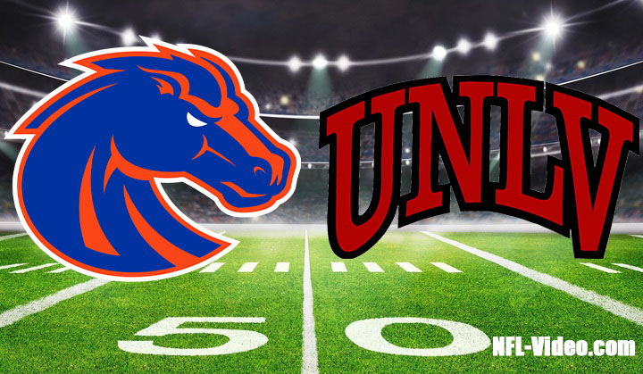 Boise State vs UNLV Football 2023 Full Game Replay Mountain West Championship