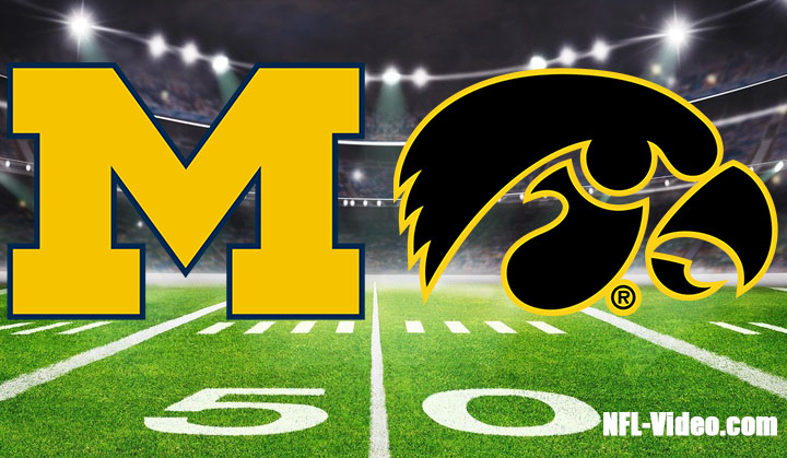 Michigan vs Iowa Football 2023 Full Game Replay Big Ten Championship