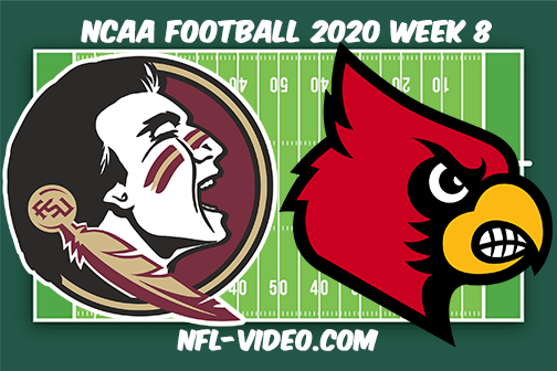 Florida State vs Louisville Football Full Game & Highlights 2020 College Football Week 8