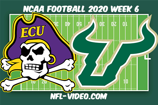 East Carolina vs South Florida Football Full Game & Highlights 2020 College Football Week 6