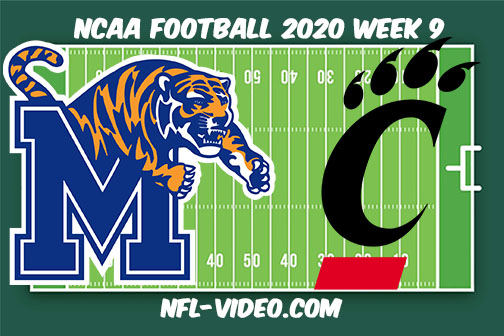 Memphis vs Cincinnati Football Full Game & Highlights 2020 College Football Week 9
