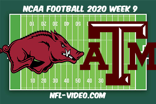 Arkansas vs Texas A&M Football Full Game & Highlights 2020 College Football Week 9