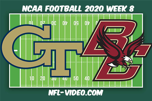 Georgia Tech vs Boston College Football Full Game & Highlights 2020 College Football Week 8
