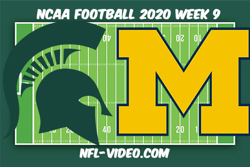 Michigan State vs Michigan Football Full Game & Highlights 2020 College Football Week 9