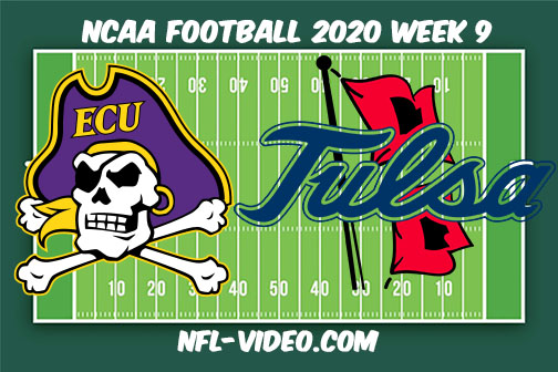 East Carolina vs Tulsa Football Full Game & Highlights 2020 College Football Week 9