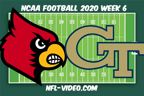 Louisville vs Georgia Tech Football Full Game & Highlights 2020 College Football Week 6