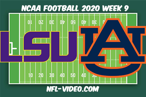 LSU vs Auburn Football Full Game & Highlights 2020 College Football Week 9
