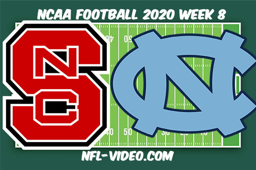 NC State Wolfpack vs North Carolina Football Full Game & Highlights 2020 College Football Week 8