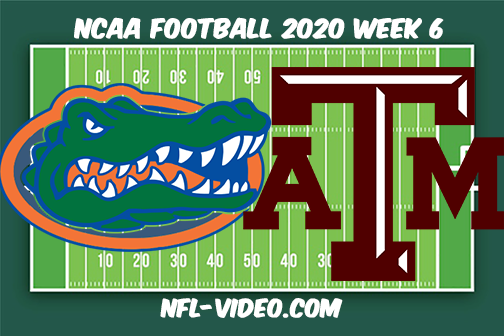 Florida vs Texas A&M Football Full Game & Highlights 2020 College Football Week 6