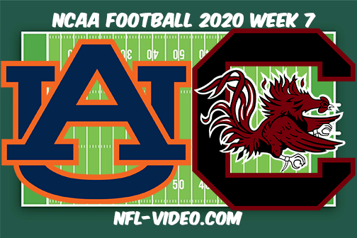 Auburn vs South Carolina Football Full Game & Highlights 2020 College Football Week 7