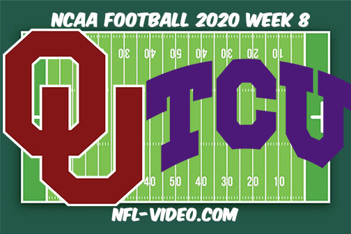 Oklahoma vs TCU Football Full Game & Highlights 2020 College Football Week 8
