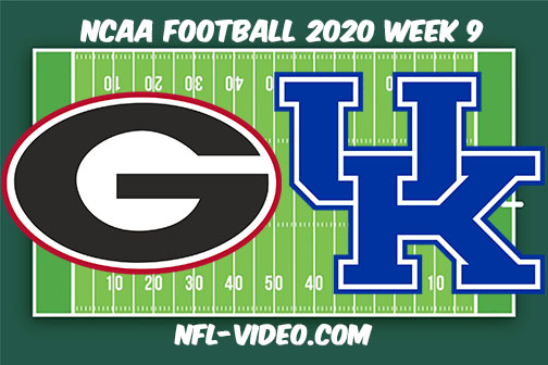 Georgia vs Kentucky Football Full Game & Highlights 2020 College Football Week 9