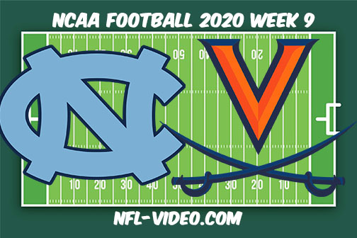 North Carolina vs Virginia Football Full Game & Highlights 2020 College Football Week 9