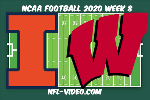 Illinois vs Wisconsin Football Full Game & Highlights 2020 College Football Week 8