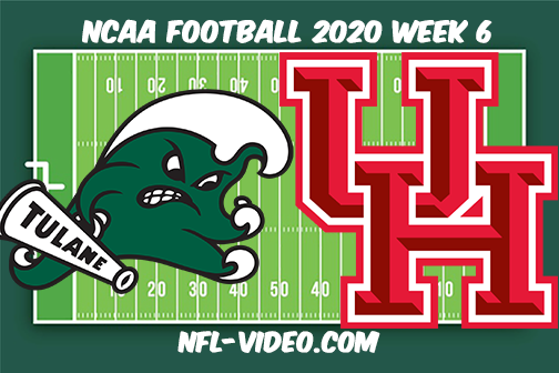 Tulane vs Houston Football Full Game & Highlights 2020 College Football Week 6