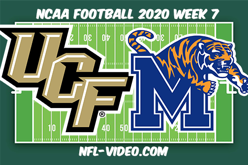 UCF vs Memphis Football Full Game & Highlights 2020 College Football Week 7