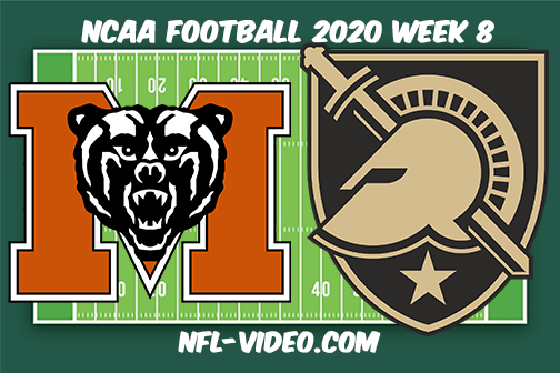 Mercer vs Army Football Full Game & Highlights 2020 College Football Week 8