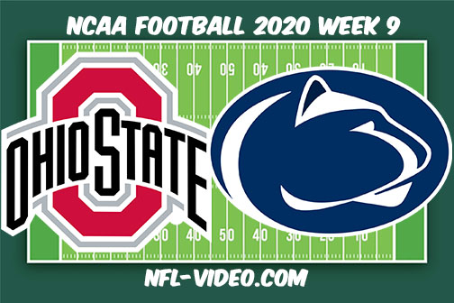 Ohio State  vs Penn State Football Full Game & Highlights 2020 College Football Week 9