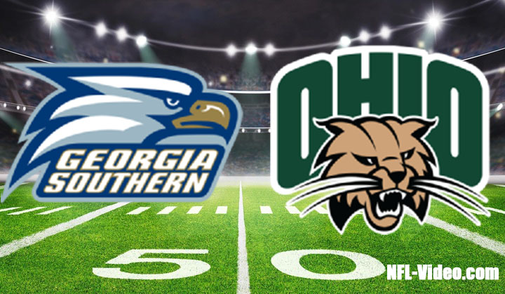Georgia Southern vs Ohio Football 2023 Myrtle Beach Bowl Full Game Replay