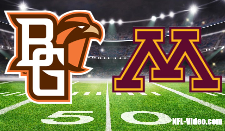 Bowling Green vs Minnesota Football 2023 Quick Lane Bowl Full Game Replay