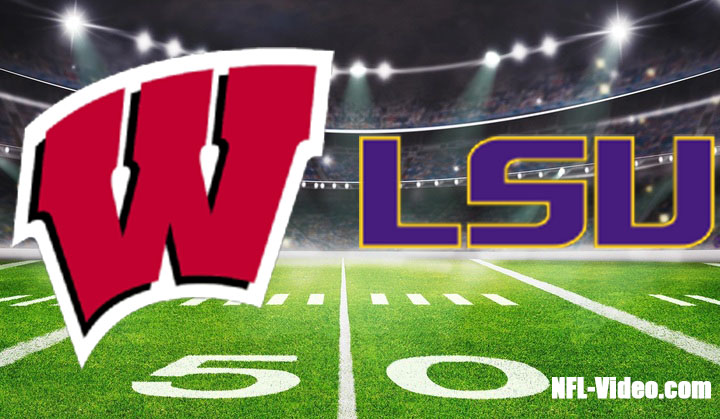 Wisconsin vs LSU Football 2024 ReliaQuest Bowl Full Game Replay