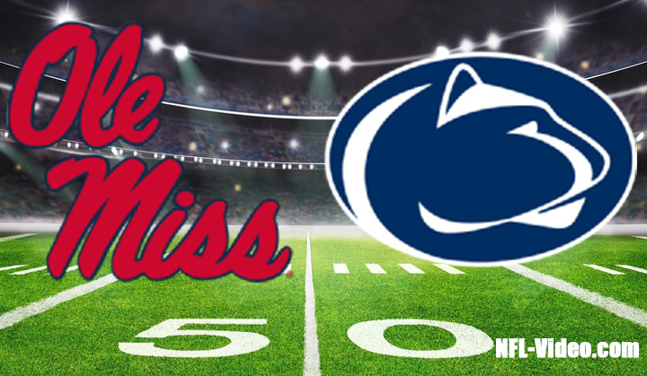Ole Miss vs Penn State Football 2023 Peach Bowl Full Game Replay