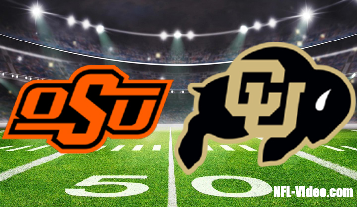 Oklahoma State vs Colorado Football Nov 29, 2024 Full Game Replay Week 14