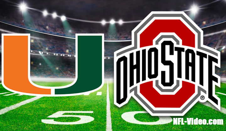 Miami vs Ohio State Football December 31, 2025 CFP Quarterfinal Full Game Replay NCAA College Football Full Game