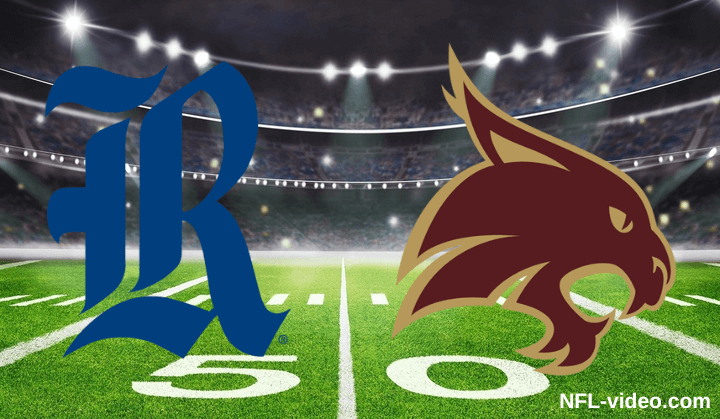 Rice vs Texas State Football January 2, 2026 Armed Forces Bowl Full Game Replay NCAA College Football Full Game