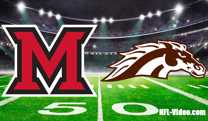 Miami OH vs Western Michigan Football December 6, 2025 MAC Championship Full Game Replay NCAA College Football Full Game