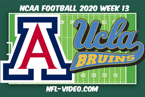 Arizona vs UCLA Football Full Game & Highlights 2020 College Football Week 13