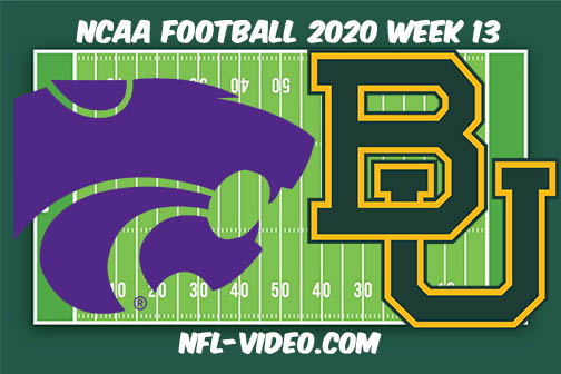 Kansas State vs Baylor Football Full Game & Highlights 2020 College Football Week 13