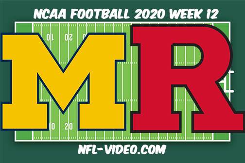 Michigan vs Rutgers Football Full Game & Highlights 2020 College Football Week 12