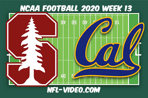Stanford vs California Football Full Game & Highlights 2020 College Football Week 13