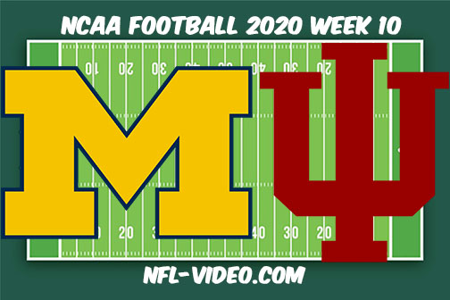 Michigan vs Indiana Football Full Game & Highlights 2020 College Football Week 10