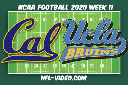 California vs UCLA Football Full Game & Highlights 2020 College Football Week 11
