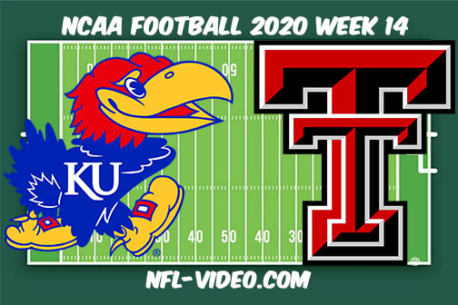 Kansas vs Texas Tech Football Full Game & Highlights 2020 College Football Week 14