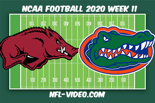 Arkansas vs Florida Football Full Game & Highlights 2020 College Football Week 11