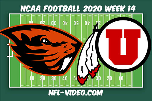 Oregon State vs Utah Football Full Game & Highlights 2020 College Football Week 14