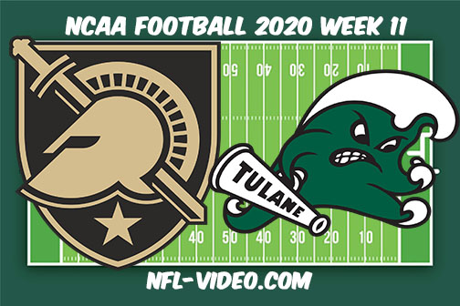 Army vs Tulane Football Full Game & Highlights 2020 College Football Week 11