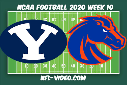BYU vs Boise State Football Full Game & Highlights 2020 College Football Week 10