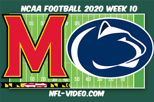 Maryland vs Penn State Football Full Game & Highlights 2020 College Football Week 10