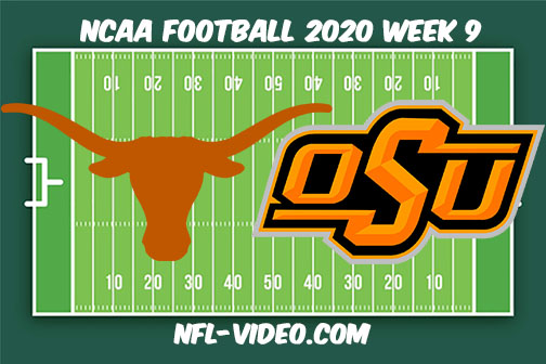 Texas vs Oklahoma State Football Full Game & Highlights 2020 College Football Week 9