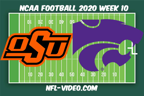 Oklahoma State vs Kansas State Football Full Game & Highlights 2020 College Football Week 10