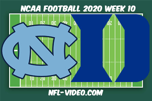North Carolina vs Duke Football Full Game & Highlights 2020 College Football Week 10