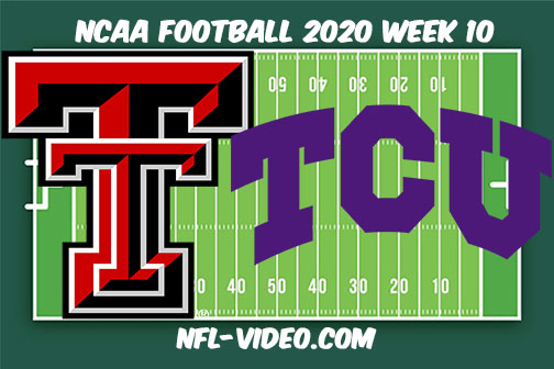 Texas Tech vs TCU Football Full Game & Highlights 2020 College Football Week 10