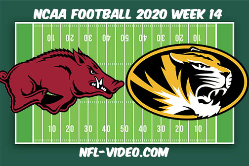 Arkansas vs Missouri Football Full Game & Highlights 2020 College Football Week 14